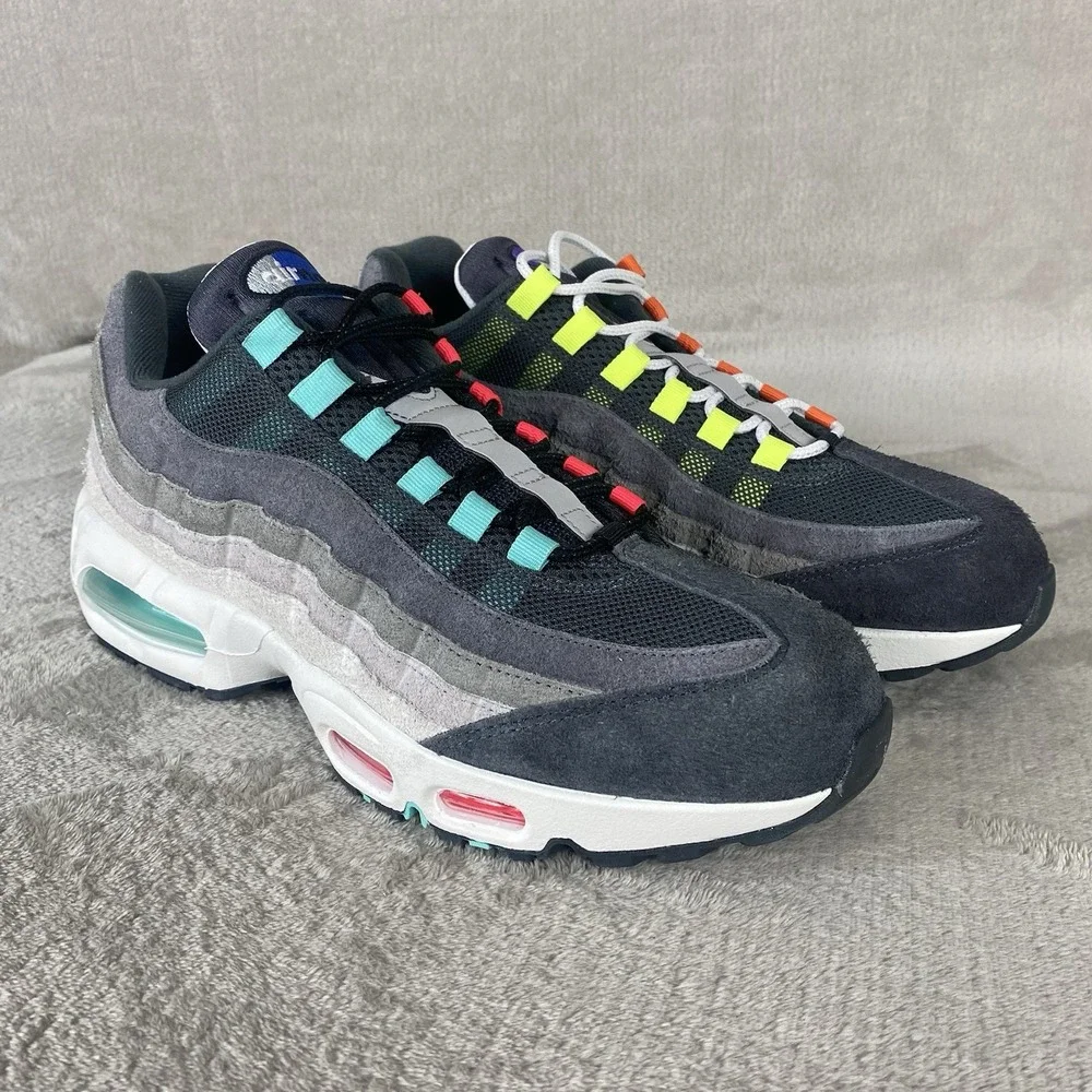 Nike Air Max 95 Big Bubble OG Greedy Men Shoes Size 11 Gray Suede IU2636-300 NEW